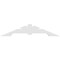 Ekena Millwork Vanguard Architectural Grade PVC Gable Bracket, 84"W x 17 1/2"H x 2"D x 6"F, 5/12 Pitch GBP084X18X0206VAN00 - alternate 2
